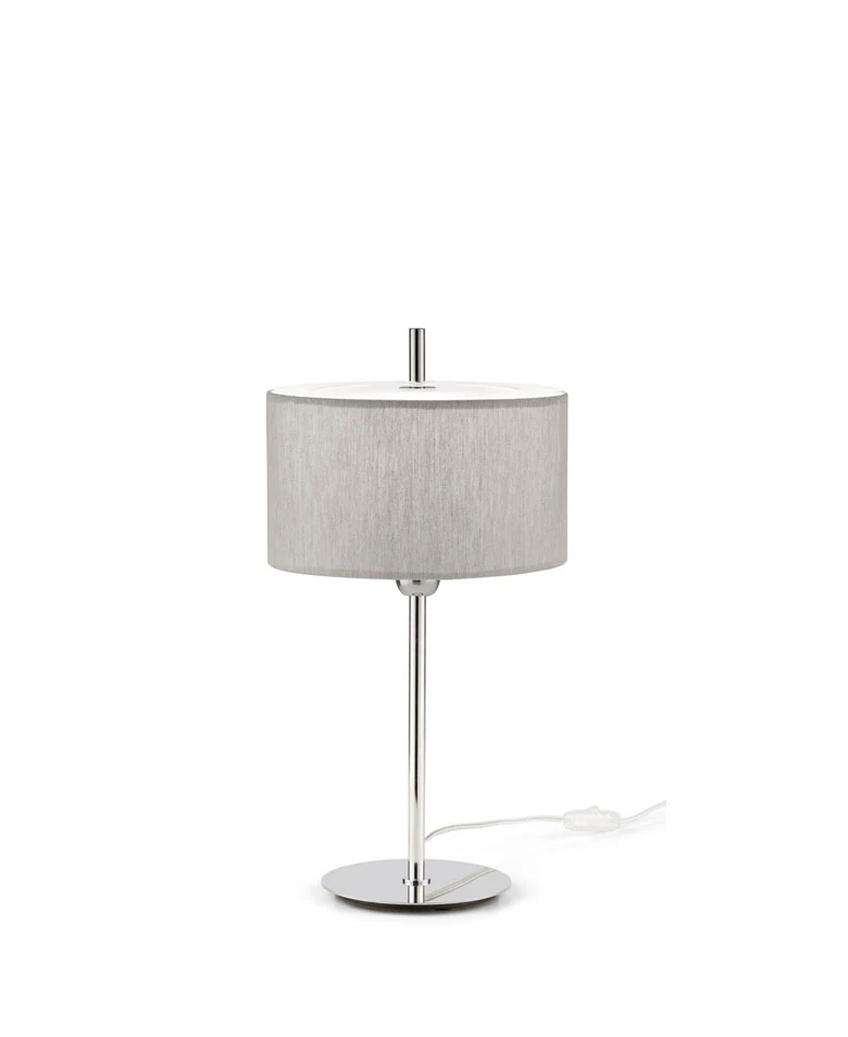 Fashion Lume/lumetto — cod: 148 G Struttura Cromo Tessuto Grigio chiaro