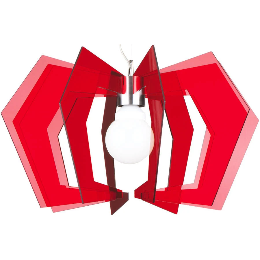 Spider — cod: 115 R Acrilux Rosso Trasparente
